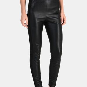 Armani Exchange leather stretch pants size 10